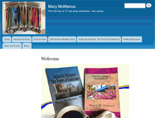 Tablet Screenshot of marymcmanus.com